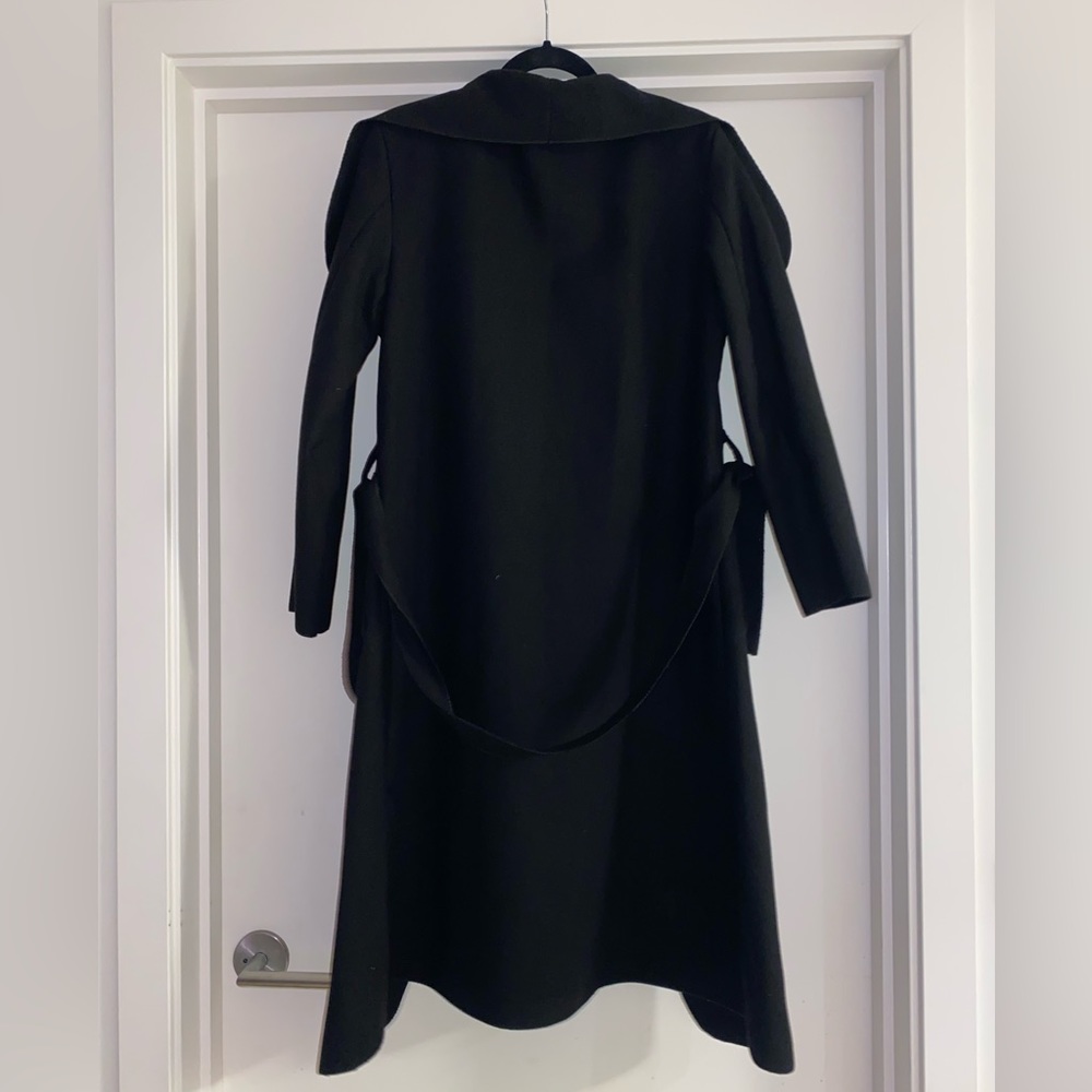 PrettyLittleThing Black Pea Coat - Picture 3 of 7